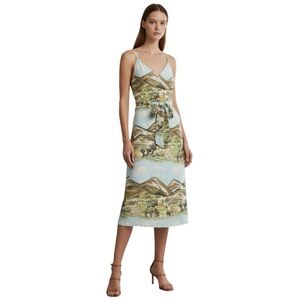 Reformation Landscape Print Dress